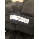 Mango MNG Basics womens stretch dress pants black 1 Photo 2