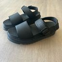 Dr. Martens  Leather Black Strap Sandals Size 9 Photo 1