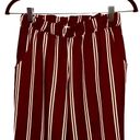 Honey Punch  Womens Retro Wide Leg Boho Ankle Crop Pants, Red S NWOT Photo 2