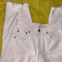 ZARA Size 4 High Waisted Button Down Fly Pale Pink Ankle Length Jeans Photo 1