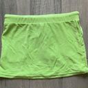 New pink neon green velour skirt Size M Photo 5