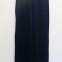 St. John  Caviar Black Wide Leg Pull On Pants Photo 0