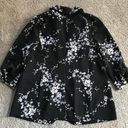 Soho Apparel  LTD  women’s 1X black floral blazer Photo 4