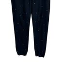 n:philanthropy  Rhinestone Distressed Jogger Sweatpants Black Size Medium Photo 3