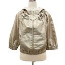 St. John  Dark Khaki Hooded Sport Utility Jacket Windbreaker Women’s Size Small Photo 15