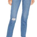 Levi's Wedgie Icon High Rise Button Fly Distressed Straight Leg Jeans Photo 0