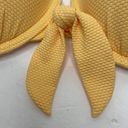 Shade & Shore  Women's Yellow Light Lift Front Tie Bikini Top Size 36C NWT Photo 10