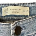 J.Jill  Authentic Fit Slim Ankle Straight Jeans Mid-Rise Light Wash Denim Women 8 Photo 6