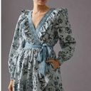  By Anthropologie Ruffle Wrap Mini Dress Photo 0