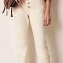 Ba&sh  Amber High Waisted High Rise Straight Leg Jeans Off White Cream Size 8 Photo 0