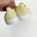 Rothy's  Size 7.5 Sunshine Honeycomb Slip On Sneakers Photo 5