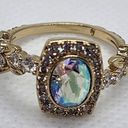 Fragrant Jewels  Nutcracker Collection Aurora Borealis & Clear Rhinestone Ring Photo 4