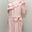 Target LISA MARIE FERNANDEZ x  One Shoulder Ruffle Neckline Polka Dot Party Dress Photo 0