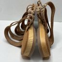 Coconuts by Matisse  Snakeskin Print Leather Strappy Sandals Size 8 Photo 11