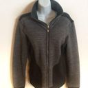 prAna  Gray Front Zip Cozy Fleece Lined Jacket Sz. XL Fall Winter Athleisure Photo 0