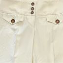 Bebe  Cropped Pants Women’s Trousers size 4 Ivory Photo 3