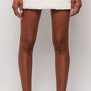 Proenza Schouler White Label fringed cotton-blend tweed mini skirt size 8 medium Photo 0