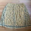 Max Studio Floral Yellow Skirt Photo 4