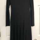 Lauren Ralph Lauren black dress medium long‎ sleeve midi length with rhinestone Photo 8