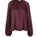 Mulberry Jonathan Simkhai NWT Wanda Pleated Detail Top in  Size 0 Photo 0