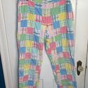 Brooks Brothers  Women’s 346 Patchwork Cotton Pants Size 12 Photo 0