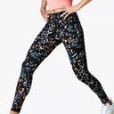 Sweaty Betty  Power workout leggings in blue floral pop, SIZE XXS Photo 0