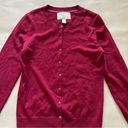 Banana Republic  Merino Wool Cardigan in Red, Size Small Photo 1