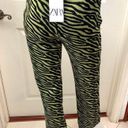 ZARA  Jacquard Zebra Print Polo and Pants SET in Black / Green Photo 12