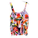 Anne cole NWT  Asymmetrical Side Tie Tankini Swim Top Plus Size 18W NEW Photo 6