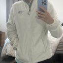 The North Face Fuzzy White Zip Up Jacket Photo 5