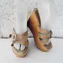 sbicca Horizon Sandals Size 6M Suede Beige Casual Wedge Sandals for Women Photo 1