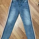 Pistola  Nico High Rise Mom Jean Half Court Racer Back Stripe Moto Size 28 Photo 1