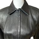 Cache  100% Leather Jacket Lighterweight Lined Sz 4 Photo 4