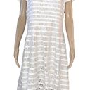 Alfani Illusion Lace Cap Sleeve Fit And Flare Dress Photo 3