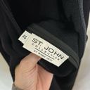 St. John  Collection Santana Knit Black Halter Midi Dress - Size 12 Photo 4