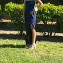 Windsor Navy Blue Slit Dress Photo 8