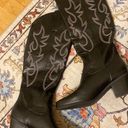 Black Cowboy / Cowgirl Boots Size 7 Photo 1