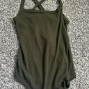 Green Tank Bodysuit Photo 1