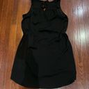 Old Navy  black V-neck sleeveless cutout back dress size medium Photo 4