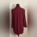 Chico's Chico’s- Burgundy woman’s button down size 1 Photo 4