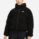 Nike  Therma-FIT City Series Downfill Jacket LARGE Womens Black Fleece Zip NEW Photo 0