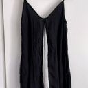 Elan  Coverup Slip Pullover Dress Black White Color Block Large Photo 2