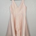 Alfred Sung NWT  Blush Cocktail V-Neck Dress Size 18 Photo 8