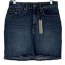 Calvin Klein  Medium Wash Boho Hippie Festival Jean‎ Skirt NWT Size 28 Photo 0