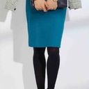 CAbi #3220 Sigourney Pencil Skirt Teal Size 10 EUC Photo 2