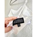 Danielle Bernstein  Spaghetti Strap Handkerchief Top Ivory White Women's Medium Photo 3