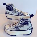 Converse 👟 RUN STAR HIKE Sz 6 women’s FLORAL FUSION HIGH TOP SATURN GOLD Photo 0