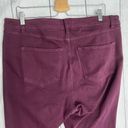 Lane Bryant  Size 16 Purple High Rise Ankle Skinny Jeans 38"x27" SHORT Photo 3