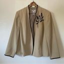 Dress Barn  Woman Open Blazer in Tan Size 22W Photo 8