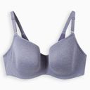 Torrid NWT  Full-Coverage Balconette Lightly Lined Back Smoothing Bra Blue Sz 44C Photo 12